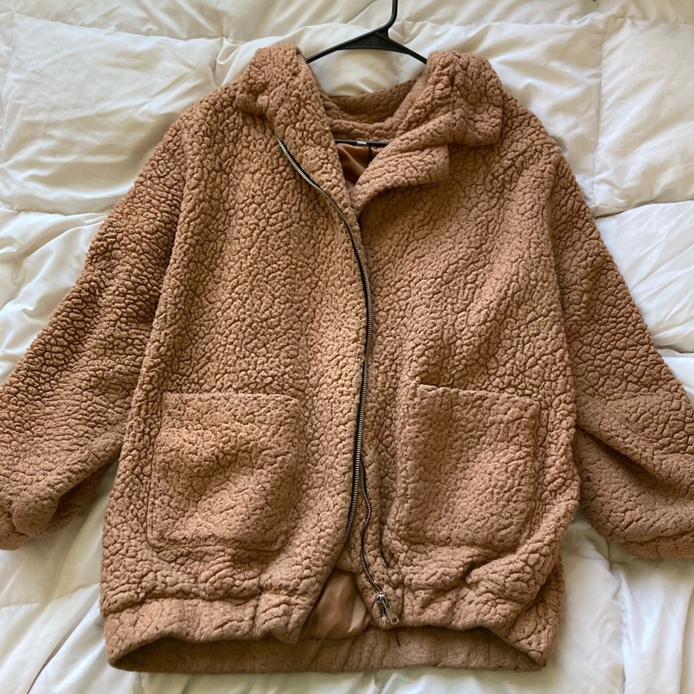 Coffee Teddy Coat